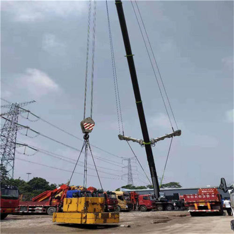 三道镇风电设备吊装